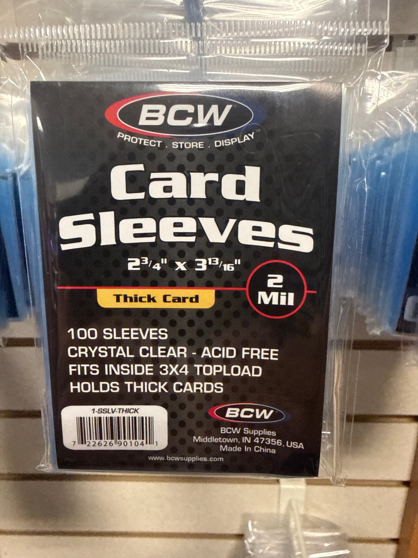 BCW Thick Sleeves 100 CT-Pokemon