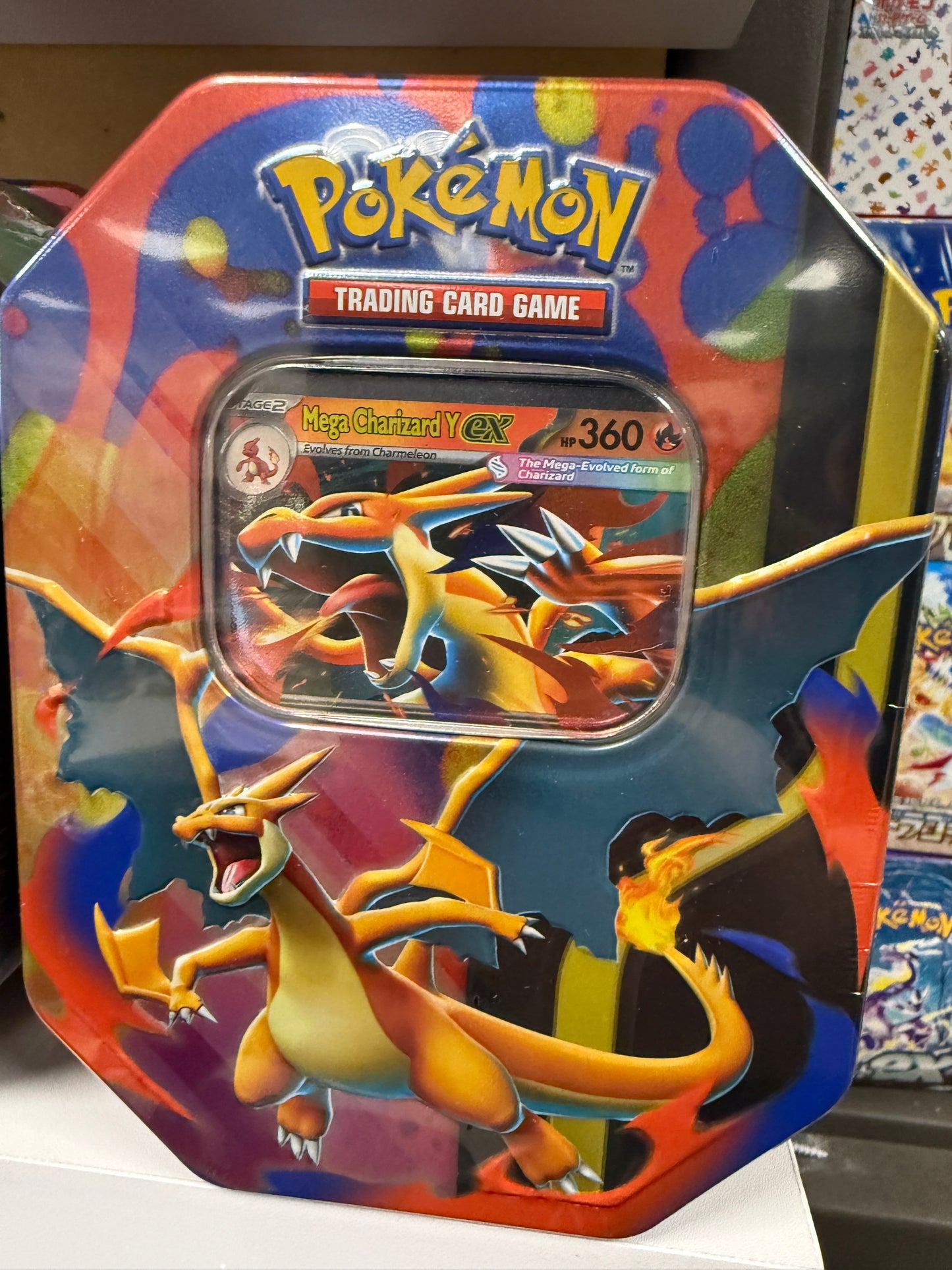 Mega Charizard Tin-Pokemon