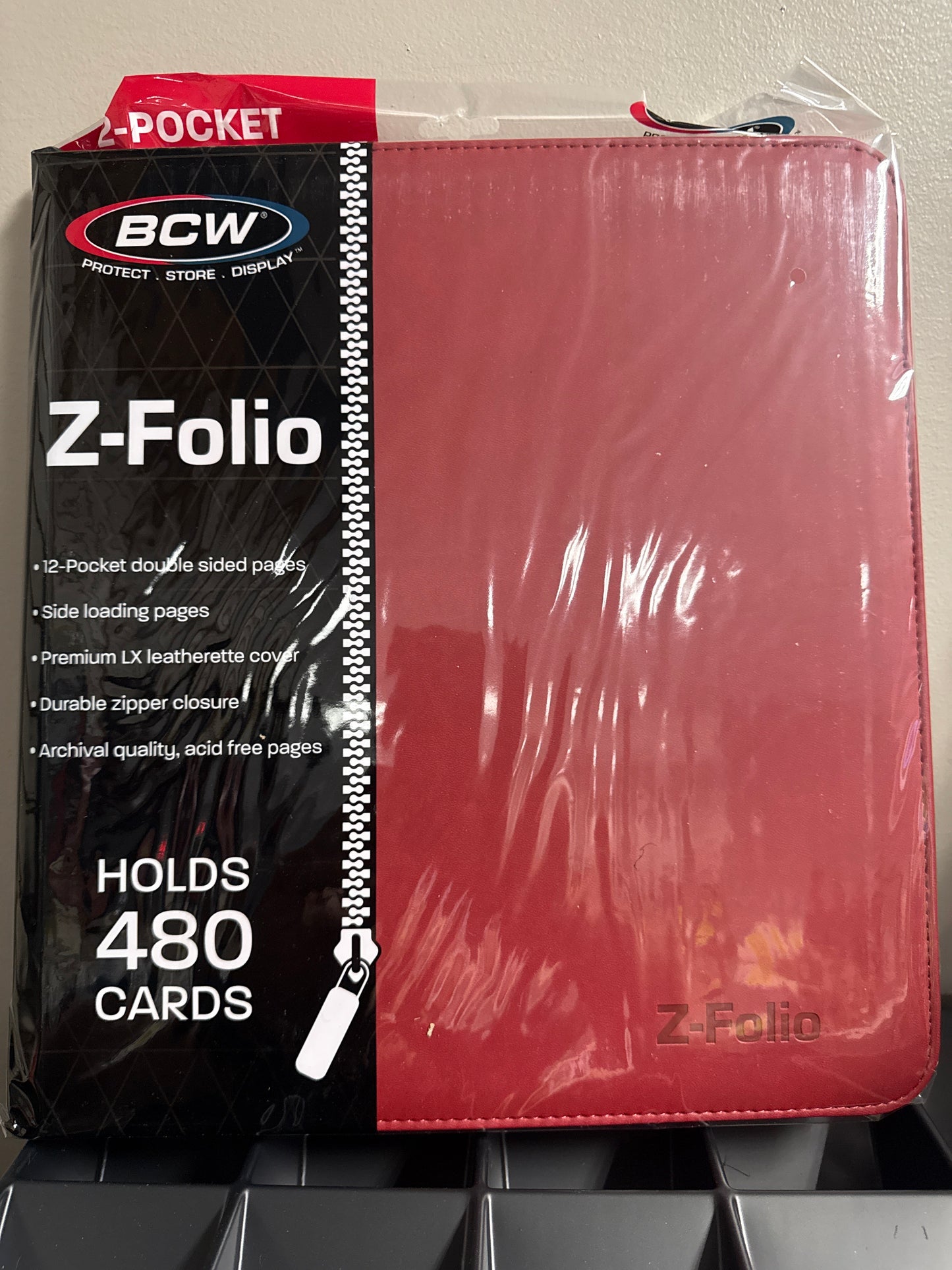 BCW-12 Pocket-Binder-Pokemon-Red
