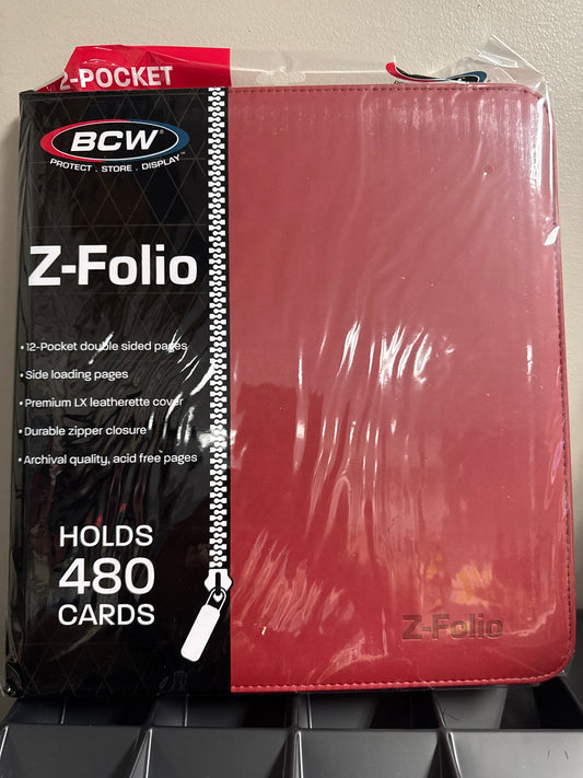 BCW-12 Pocket-Binder-Pokemon-Red