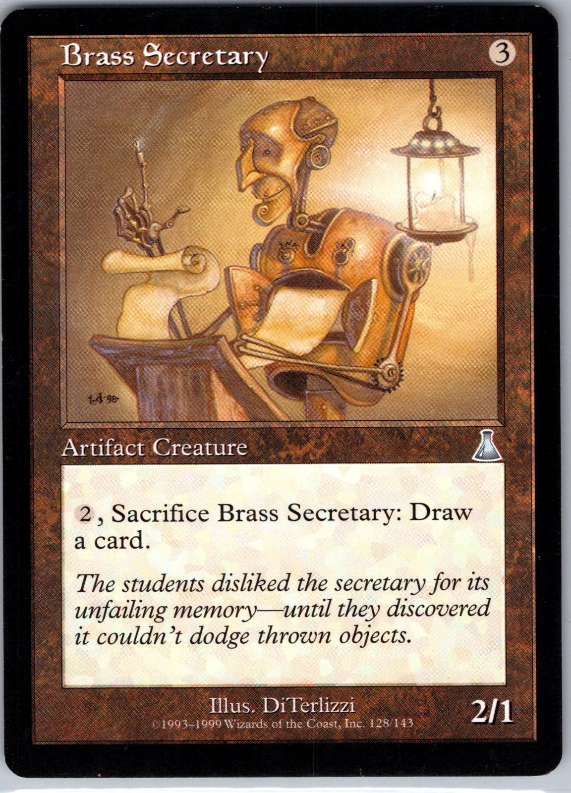 Brass Secretary · Copy 1 · Front