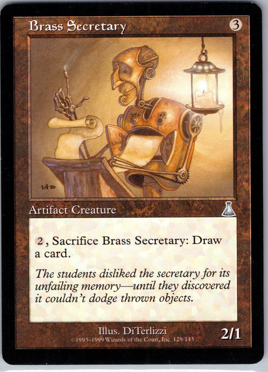 Brass Secretary · Copy 1 · Front