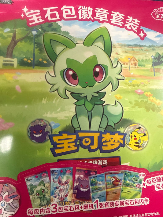 Chinese Gem Bag - Pokemon
