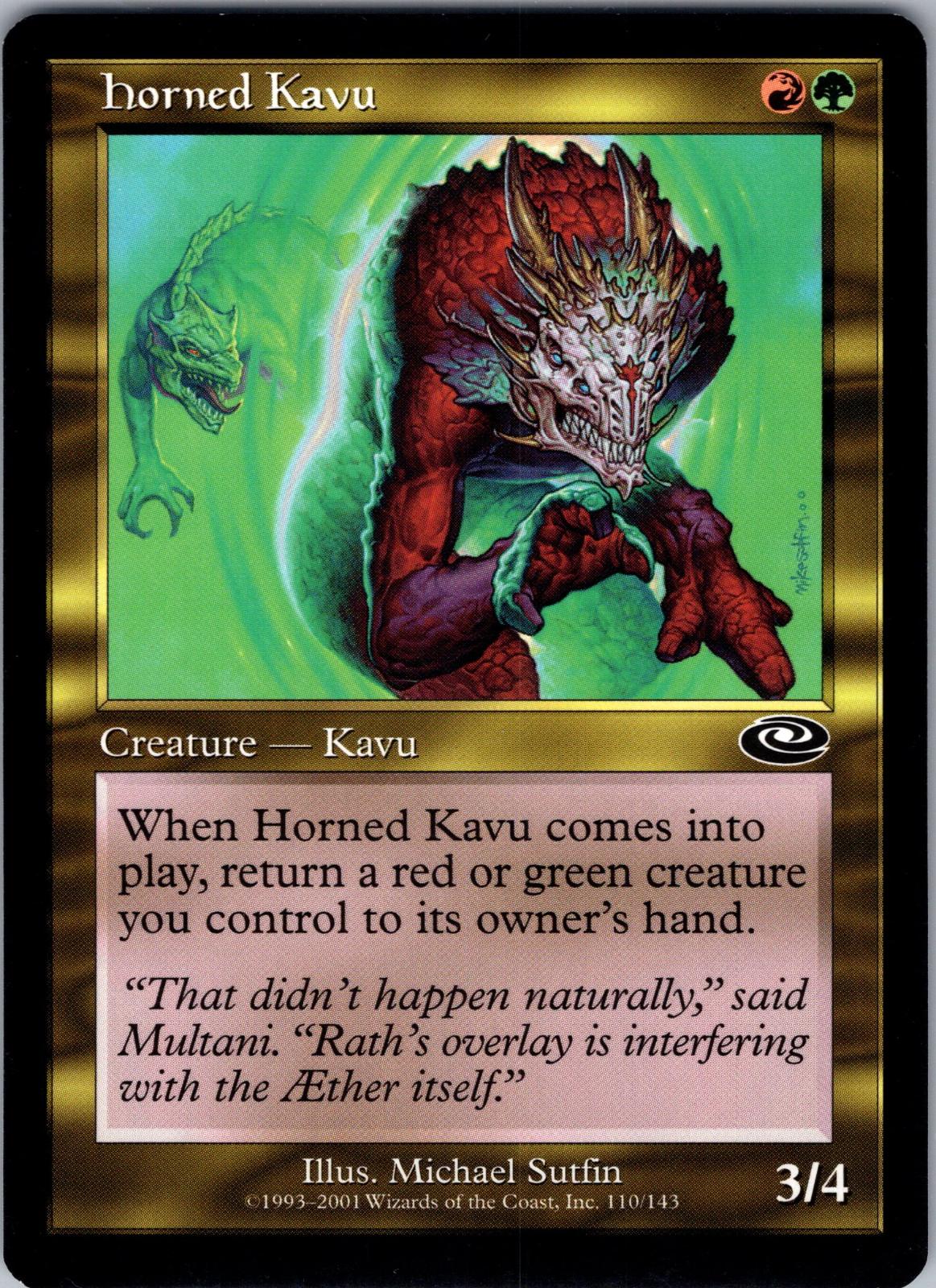 Horned Kavu · Copy 1 · Front