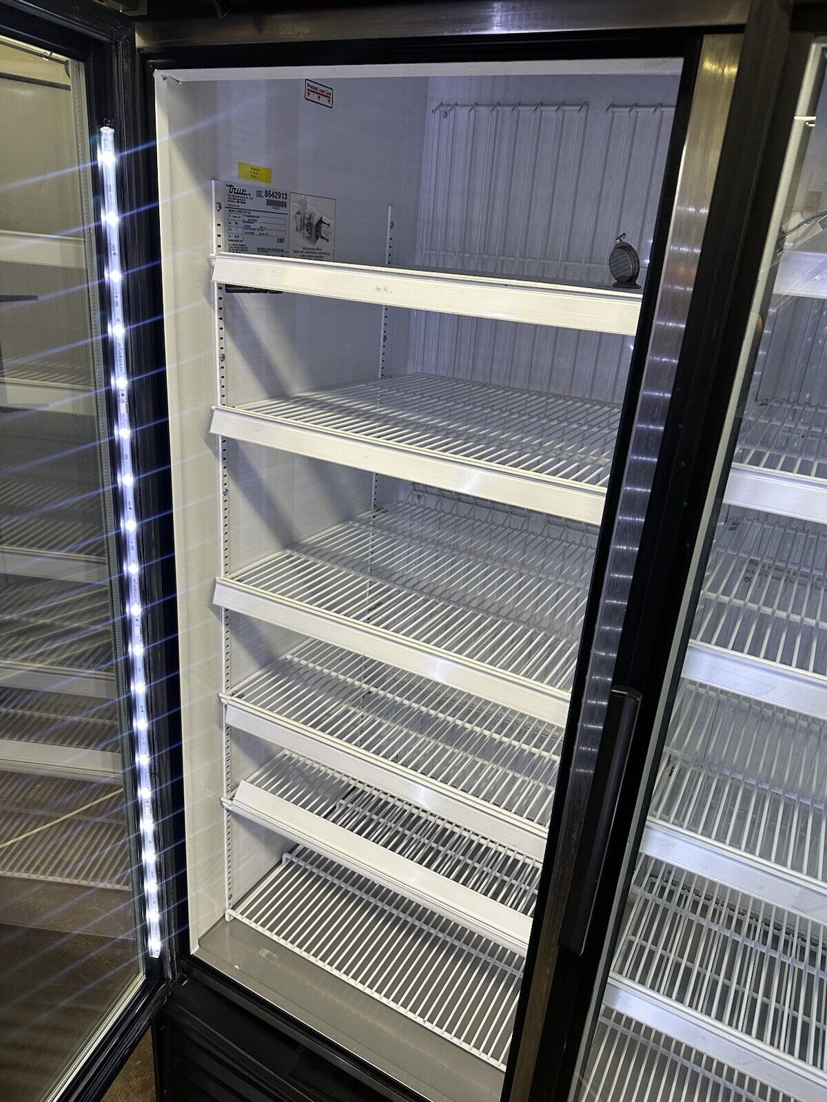 True GDM-72F-LD Glass Three 3 Door Reach In Freezer Merchandiser Made in the USA