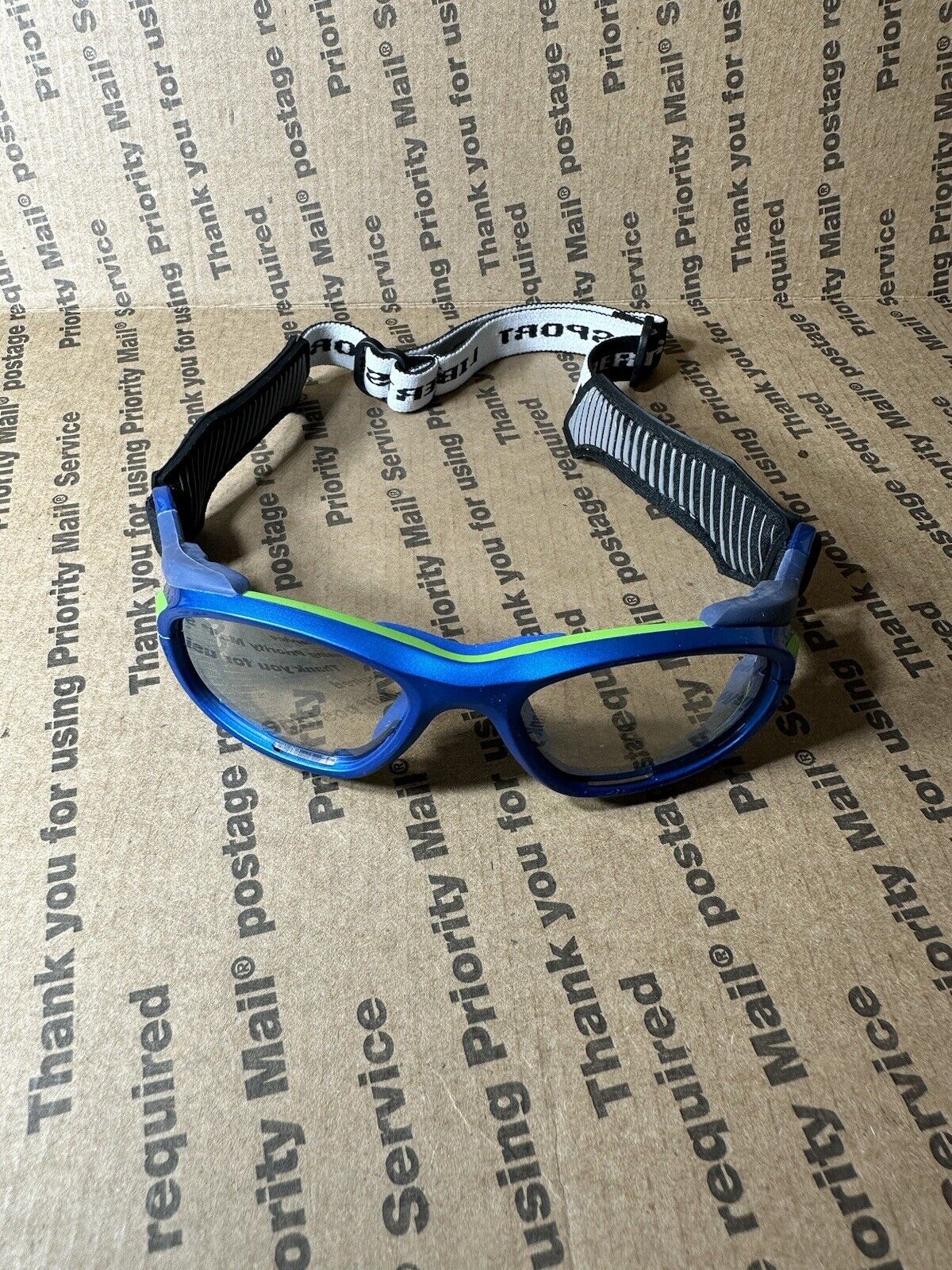 Liberty Sport F8 Blue And Green Rec Specs Helmet specs #619 ATSM F803