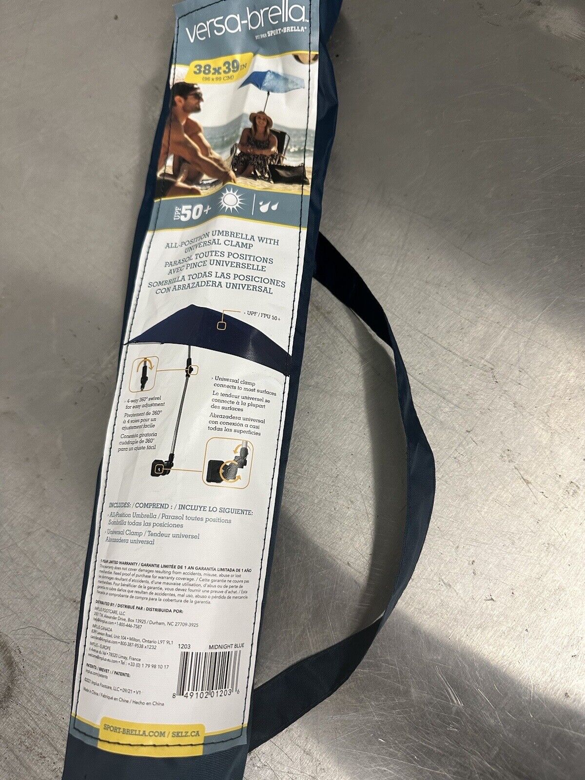 Sport-Brella Versa-Brella (4 Pack) All Position Umbrella w Universal Clamp