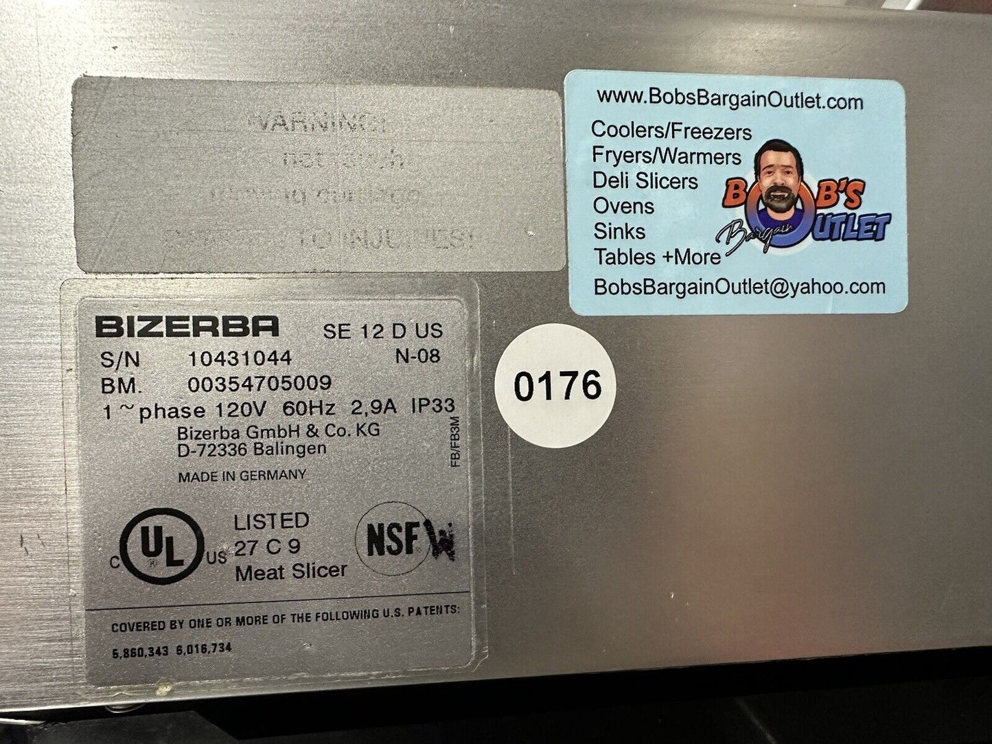 Bizerba Meat & Cheese Slicer-AUTOMATIC Commercial SE 12 D US Runs Great #176