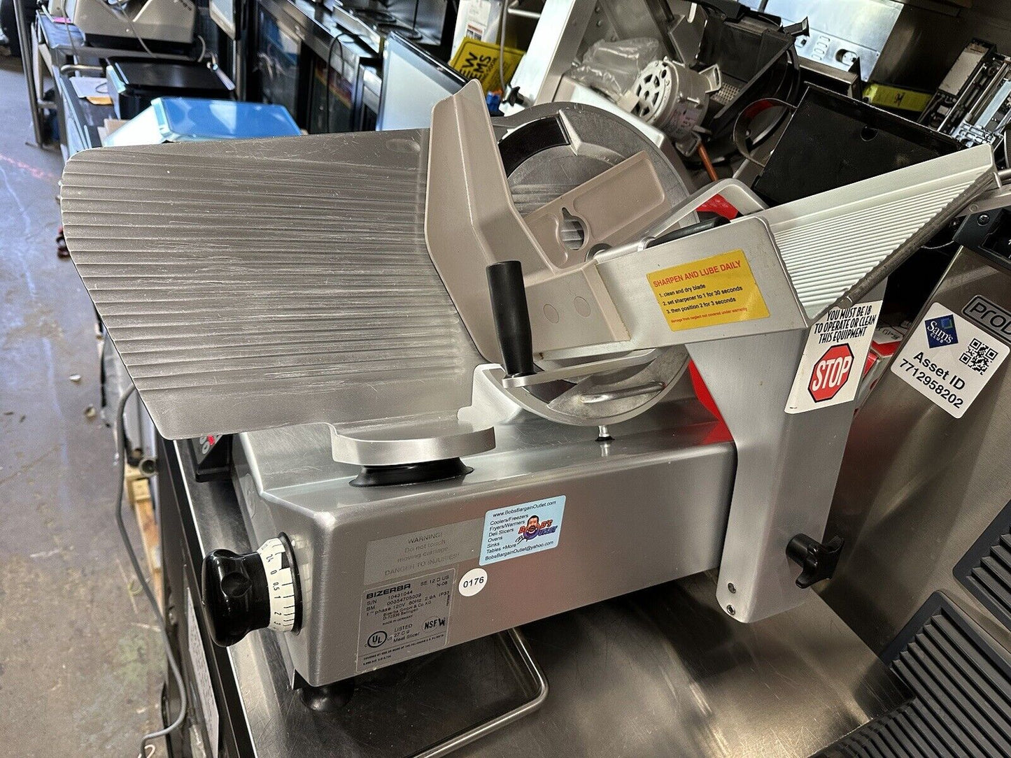 Bizerba Meat & Cheese Slicer-AUTOMATIC Commercial SE 12 D US Runs Great #176