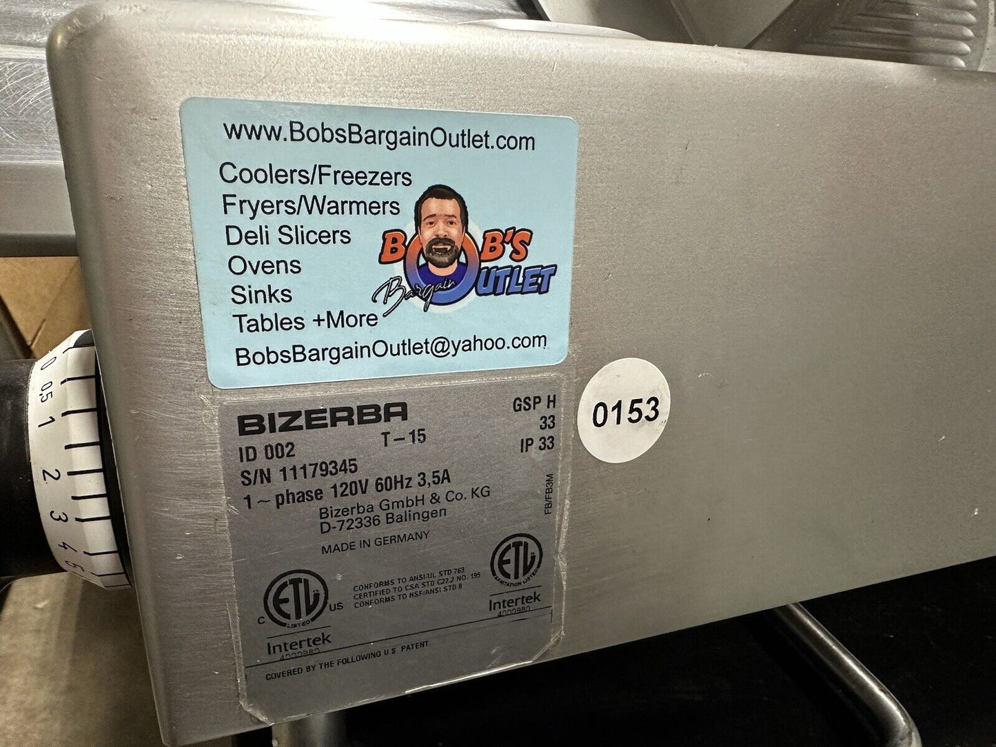 Bizerba Meat & Cheese Slicer-Commercial Slicer-GSP H Runs Great- See Video #153