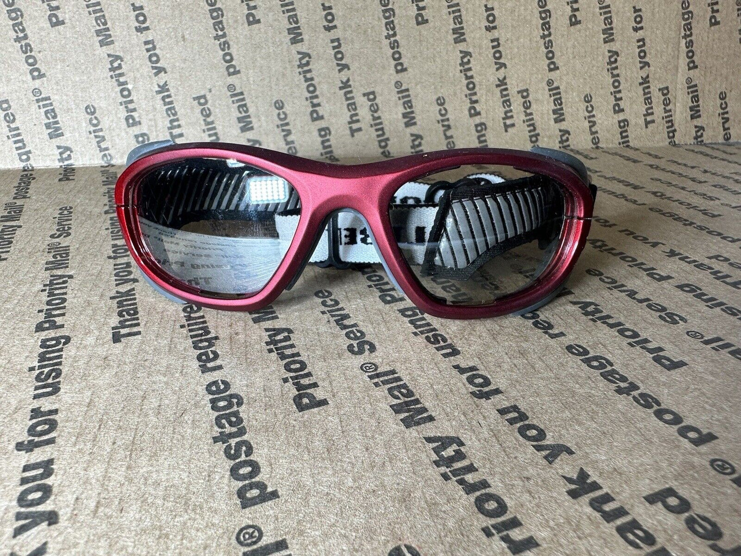 Liberty Sport Red And Grey Rec Specs Helmet specs #710 ATSM F803 49-18