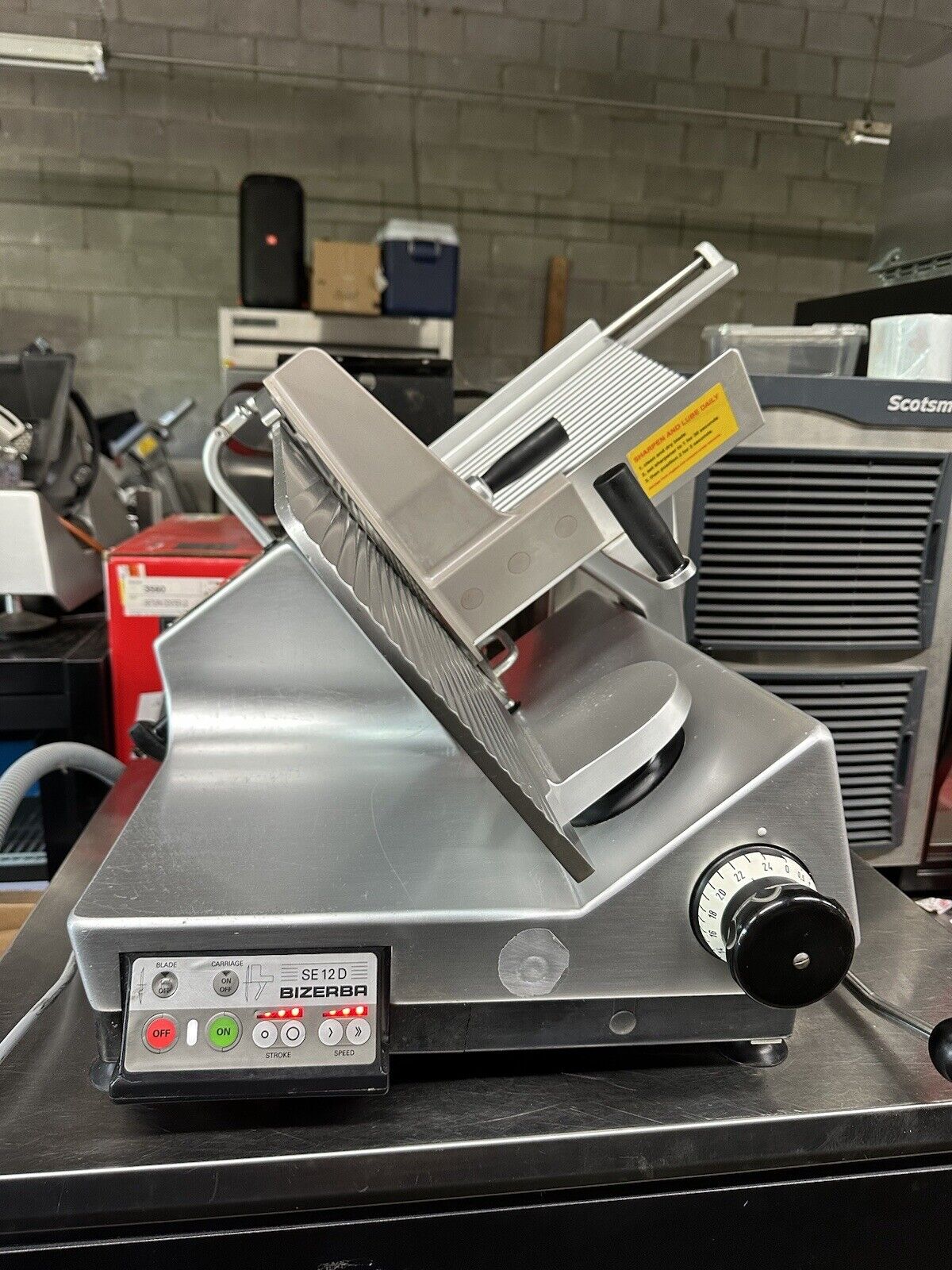 Bizerba Meat & Cheese Slicer-AUTOMATIC Commercial SE 12 D US Runs Great #176
