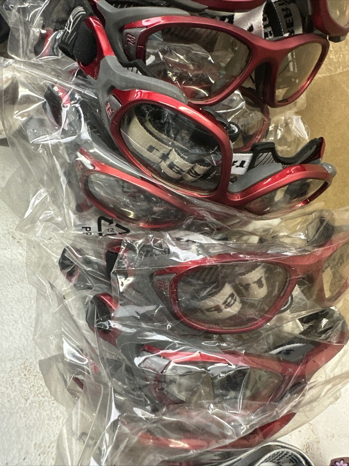 Liberty Sport Red And Grey Rec Specs Helmet specs #710 ATSM F803 49-18