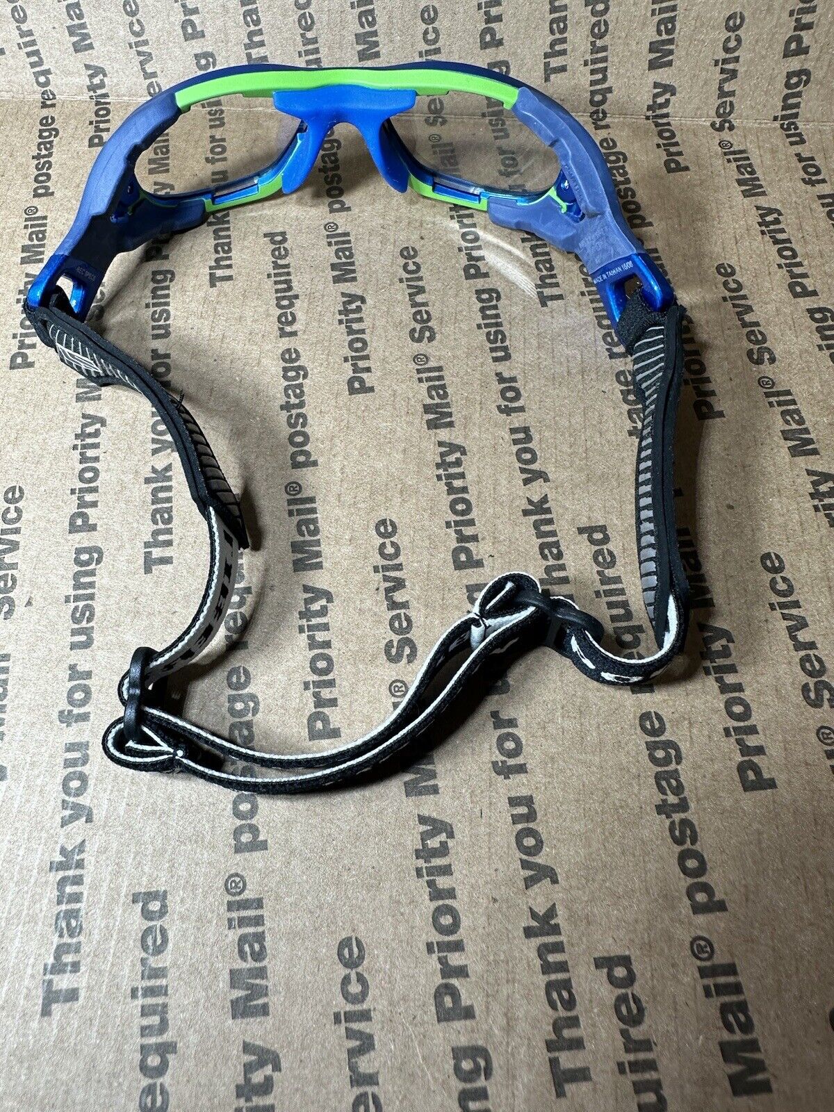 Liberty Sport F8 Blue And Green Rec Specs Helmet specs #619 ATSM F803