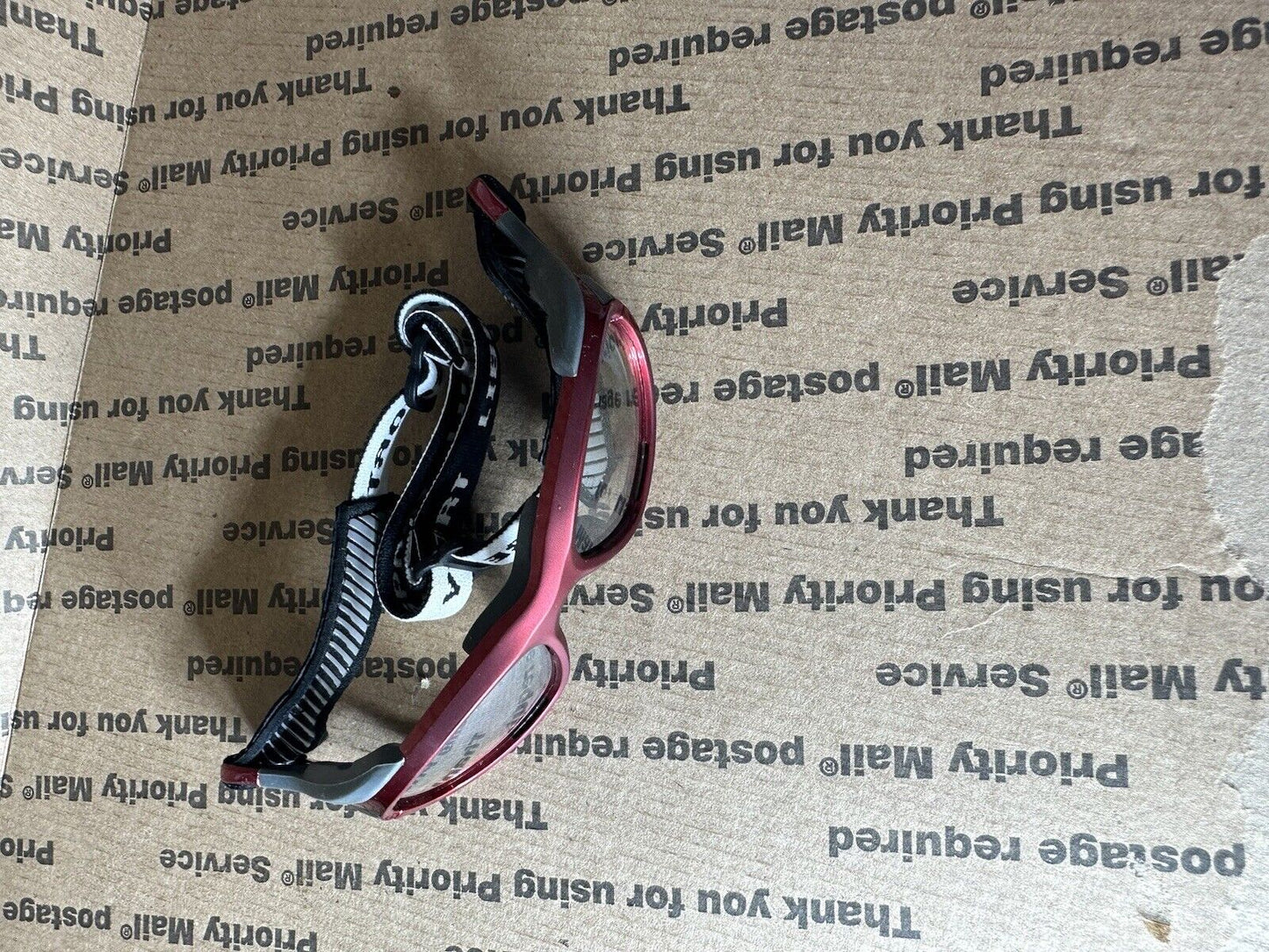 Liberty Sport Red And Grey Rec Specs Helmet specs #710 ATSM F803 49-18