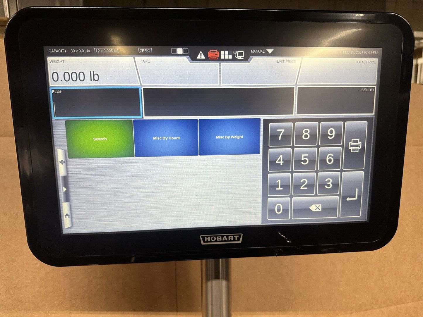 Hobart HTI-SSLSC WITH MONITOR BRAND NEW OPEN BOX