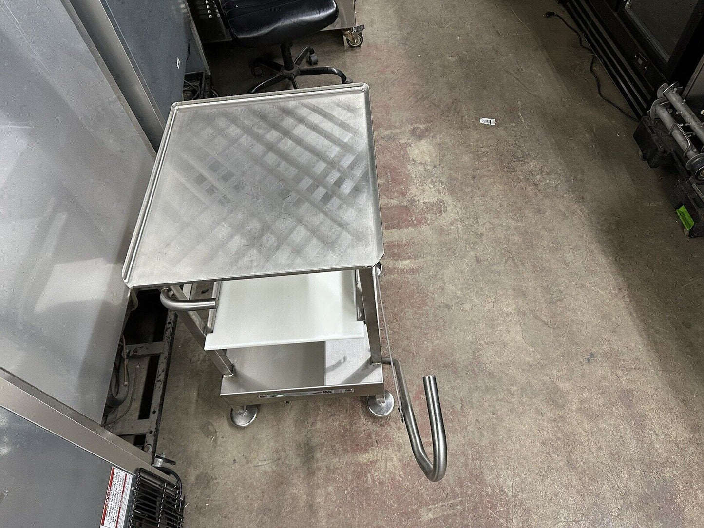 Face To Face Deli Buddy Mobile Stainless Cart Works Great