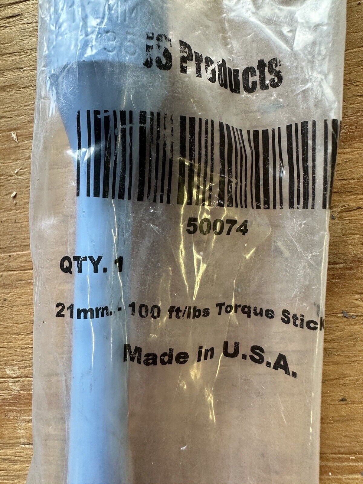 Steelman 1/2 in. Drive x 21mm 100 ft-lb Torque Stick, Sky Blue 50074