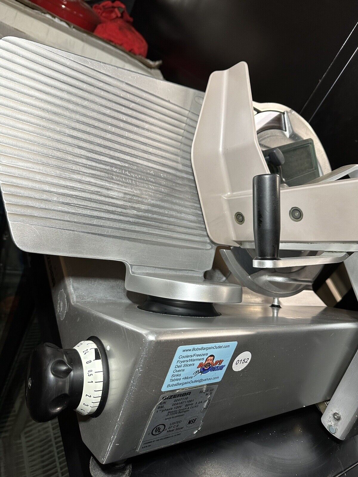 Bizerba Meat & Cheese Slicer Commercial Slicer SE 12 Runs Great #152