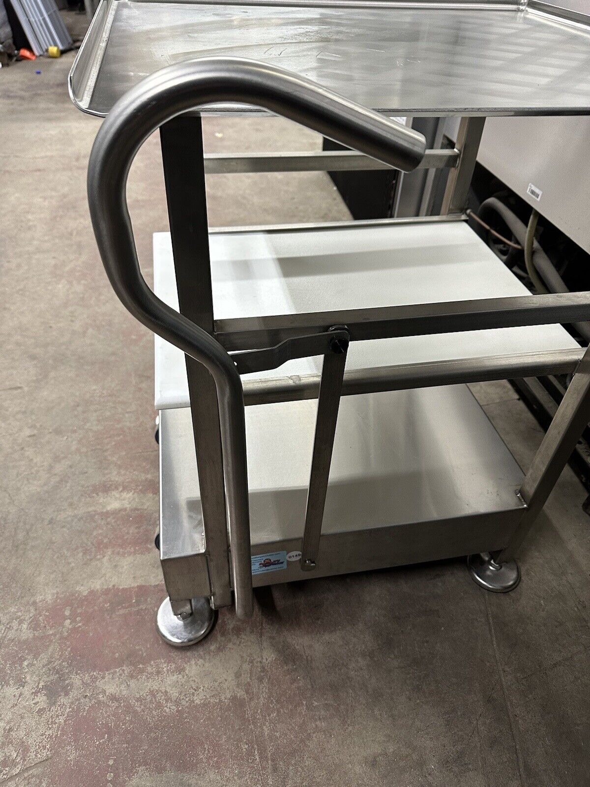 Face To Face Deli Buddy Mobile Stainless Cart Works Great