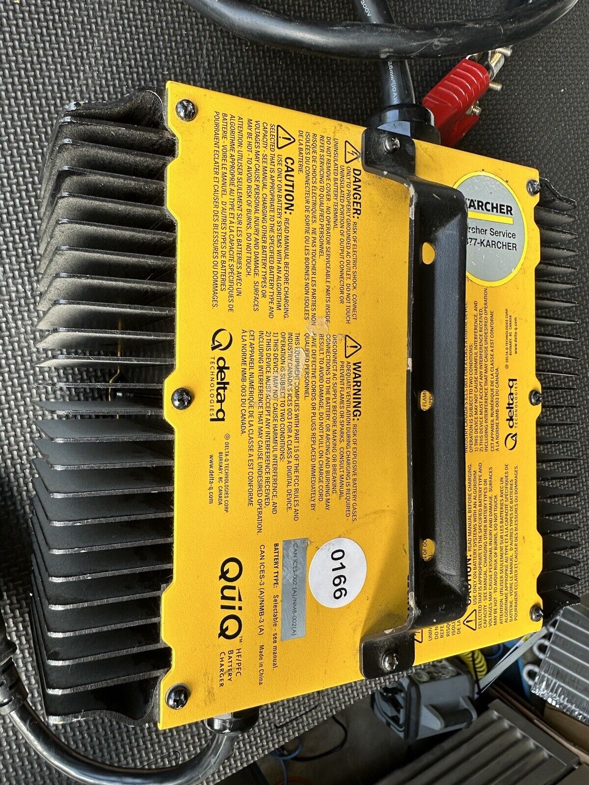 Delta-Q Technologies 913-2400-03 QUI Q HF/PFC 24V Battery Charger