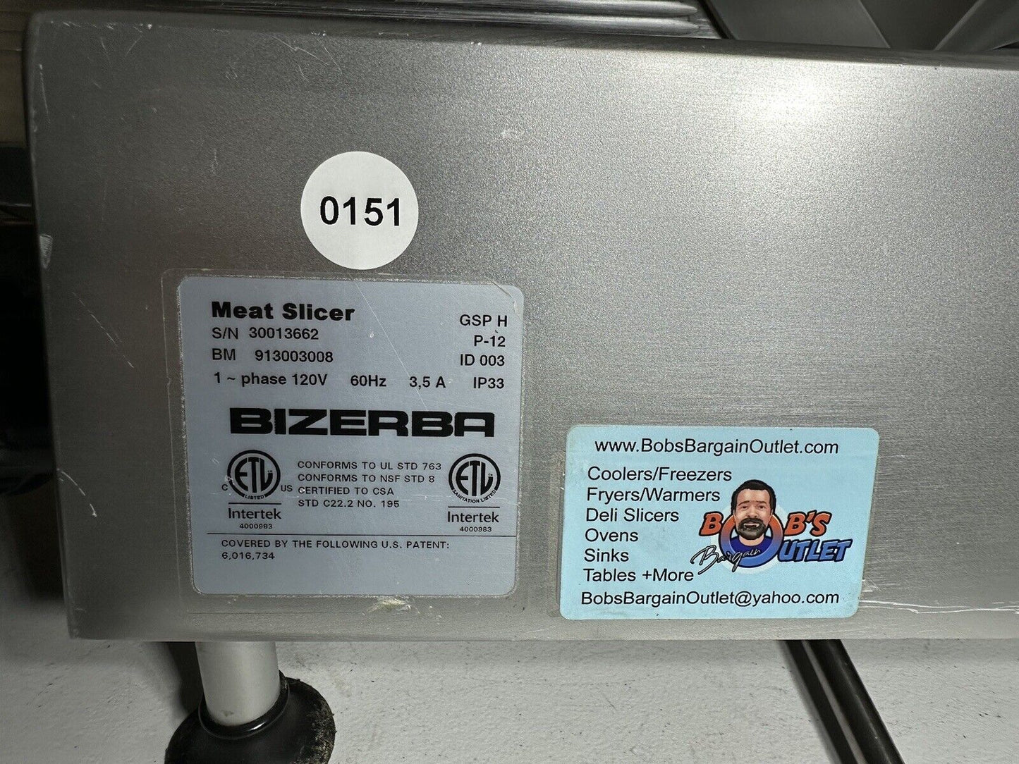 Bizerba Meat & Cheese Slicer-Commercial Slicer-GSP H Runs Great- See Video #151