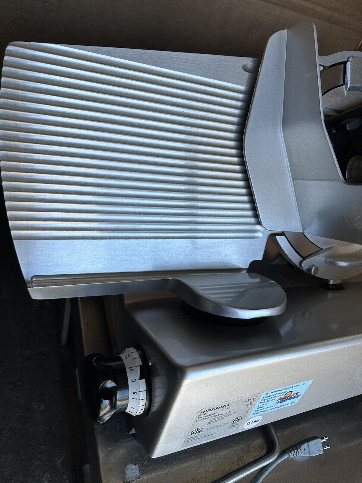 BIZERBA GSP HD33 AUTOMATIC DELI SLICER SEE VIDEO/DESCRIPTION #154