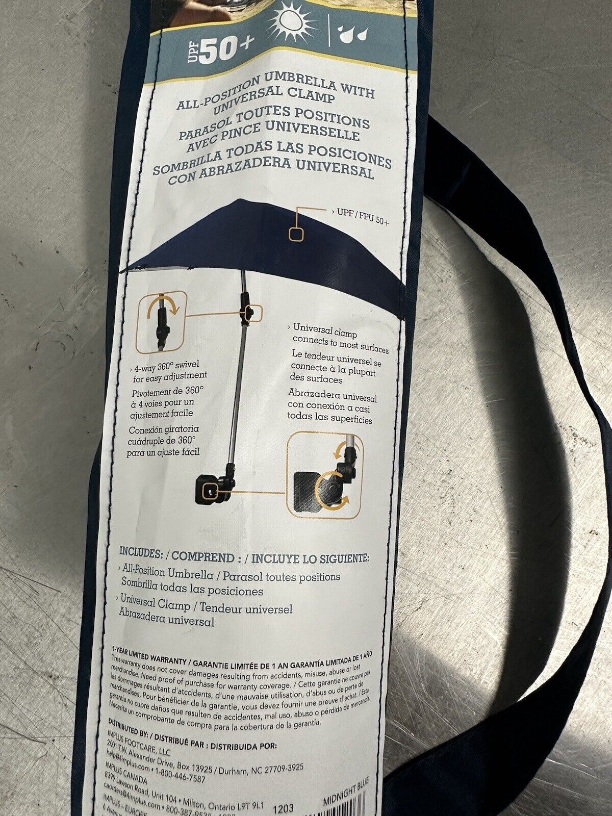 Sport-Brella Versa-Brella (10 Pack) All Position Umbrella w Universal Clamp