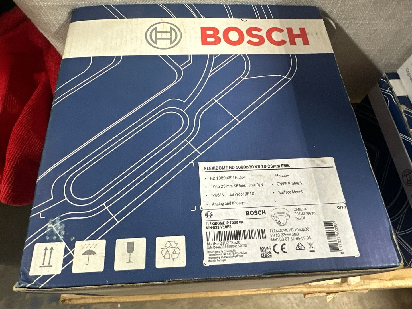 Bosch Flexidome Security Camera  IP 7000 VR NIN-832-V10PS