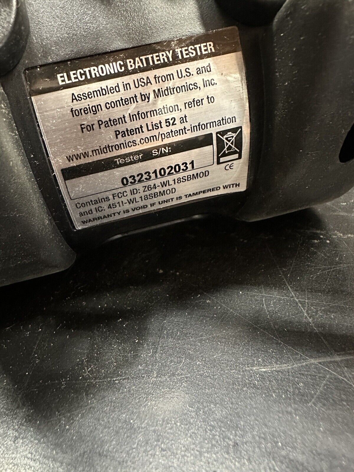 Automotive Battery Diagnostic Service System By Midtronics JDT-1