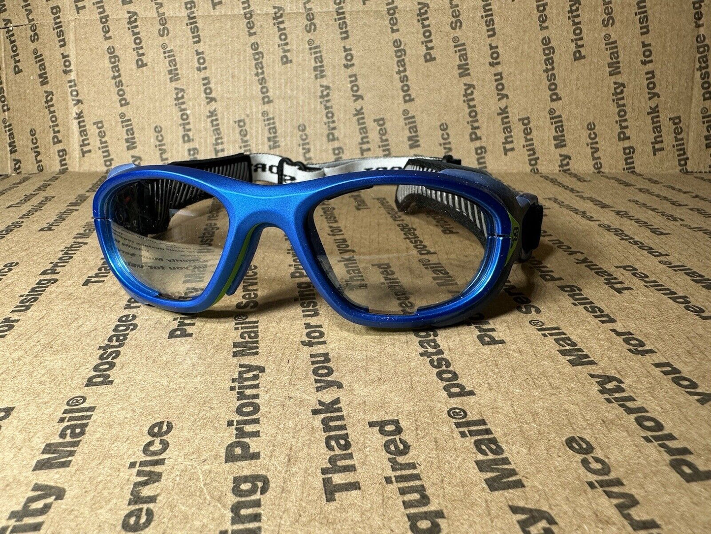 Liberty Sport F8 Blue And Green Rec Specs Helmet specs #619 ATSM F803