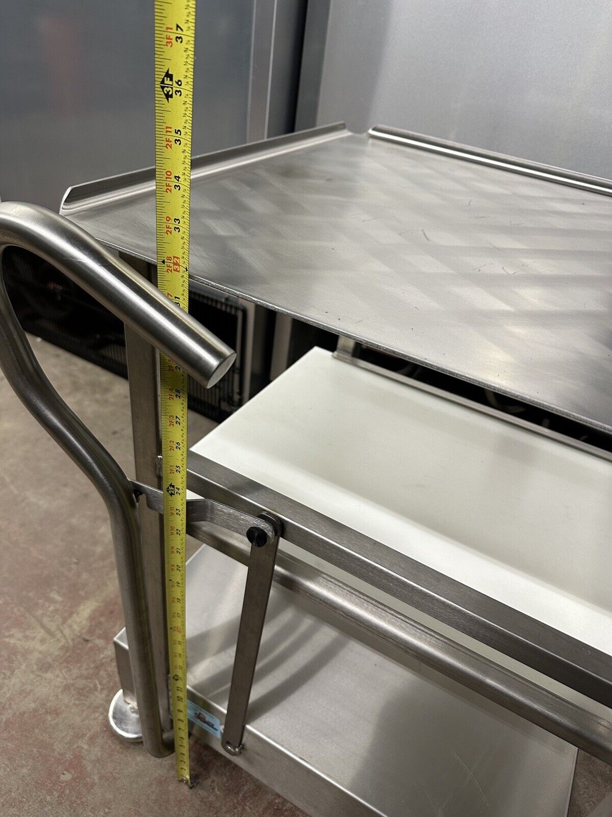 Face To Face Deli Buddy Mobile Stainless Cart Works Great