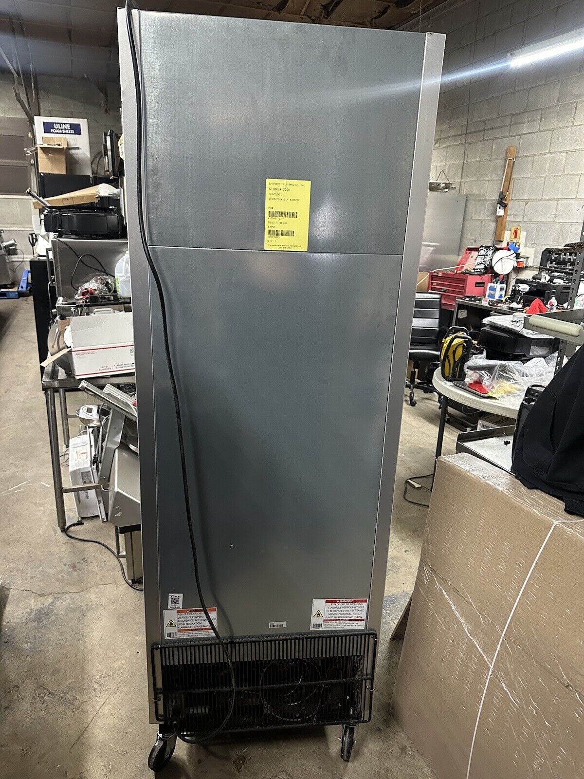 True T-19F-HC Reach In Freezer Stainless Steel 3 Shelves- Excellent Working Unit