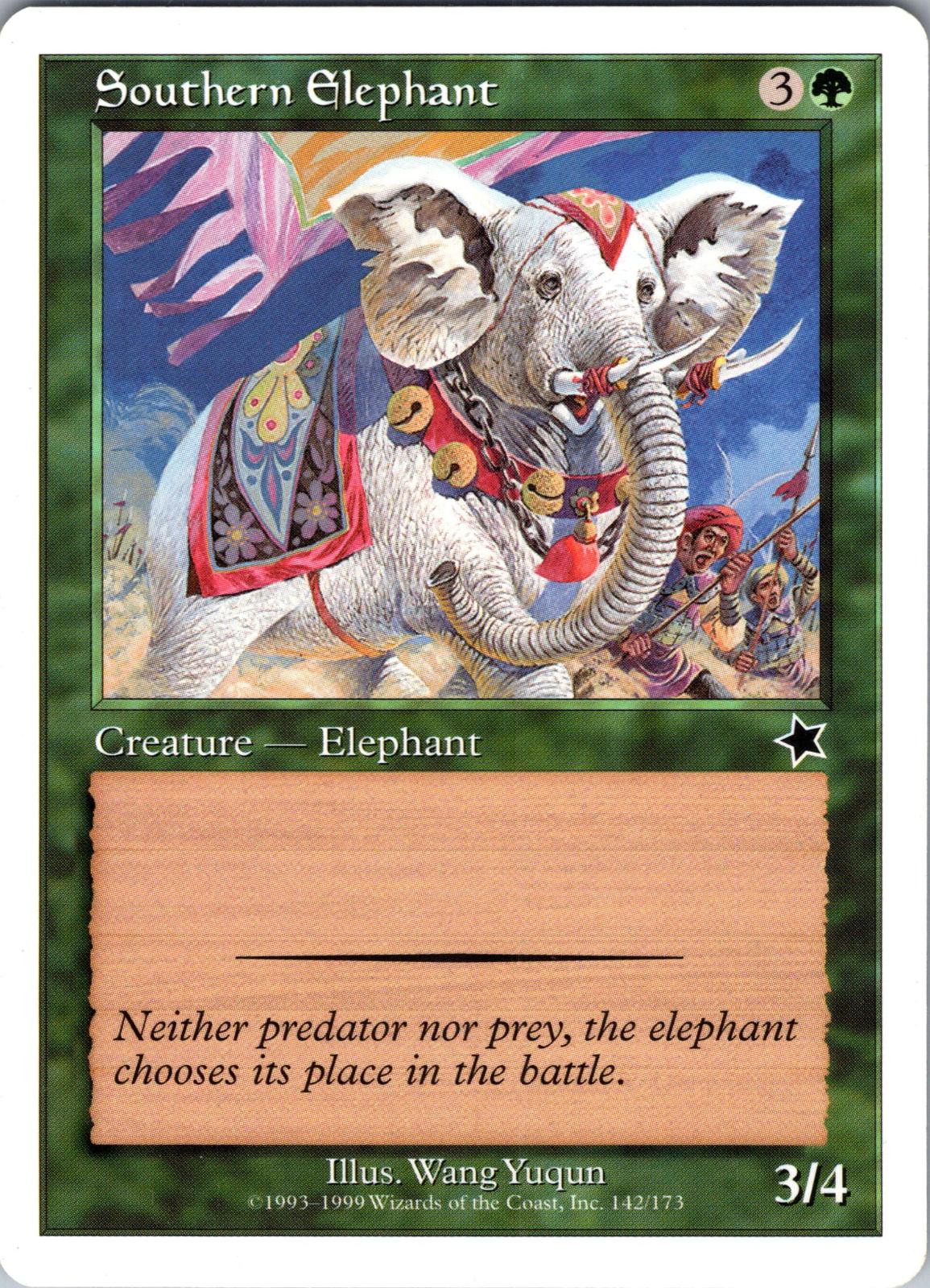 Southern Elephant · Copy 1 · Front