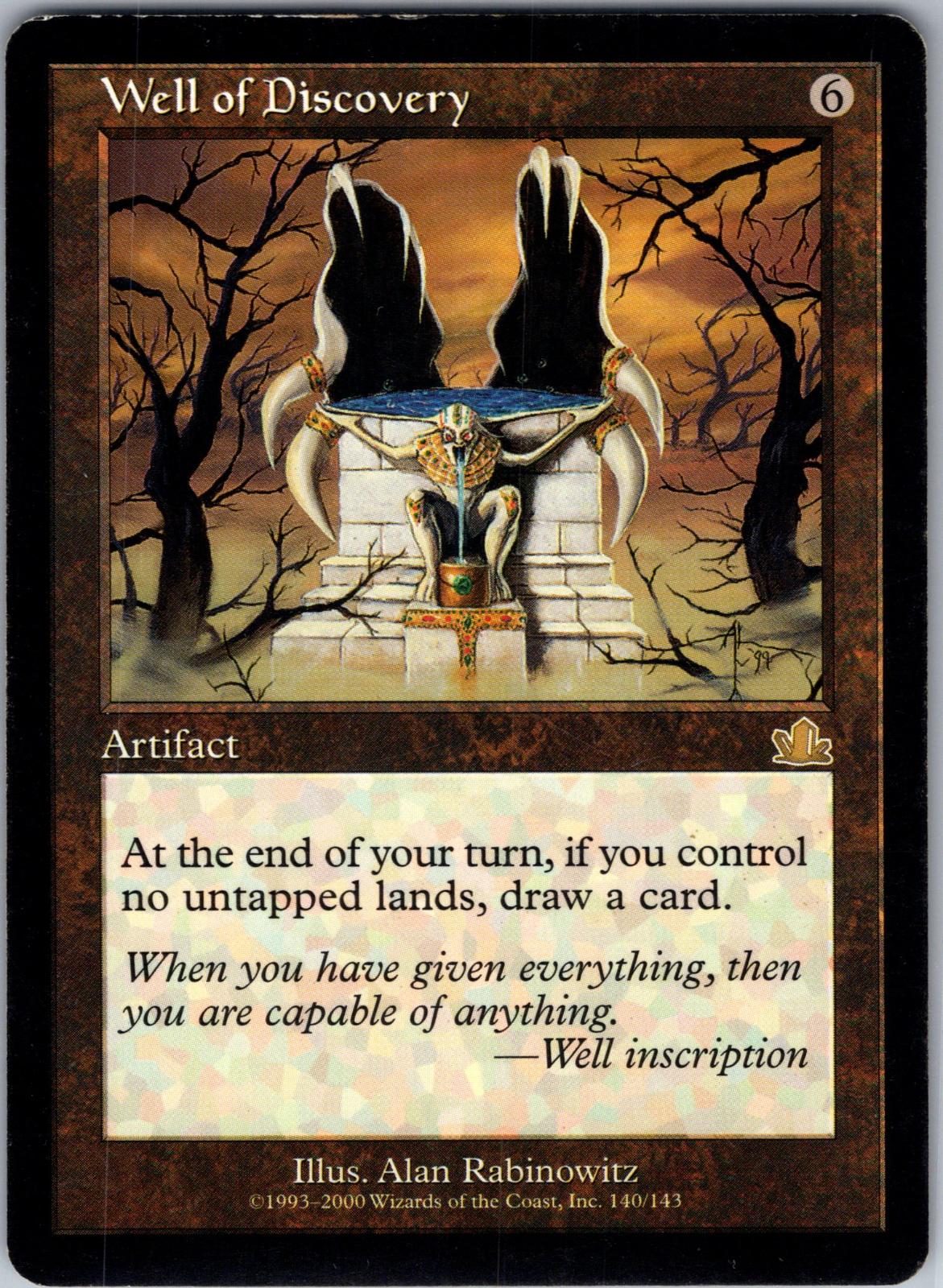 Well of Discovery · Copy 1 · Front