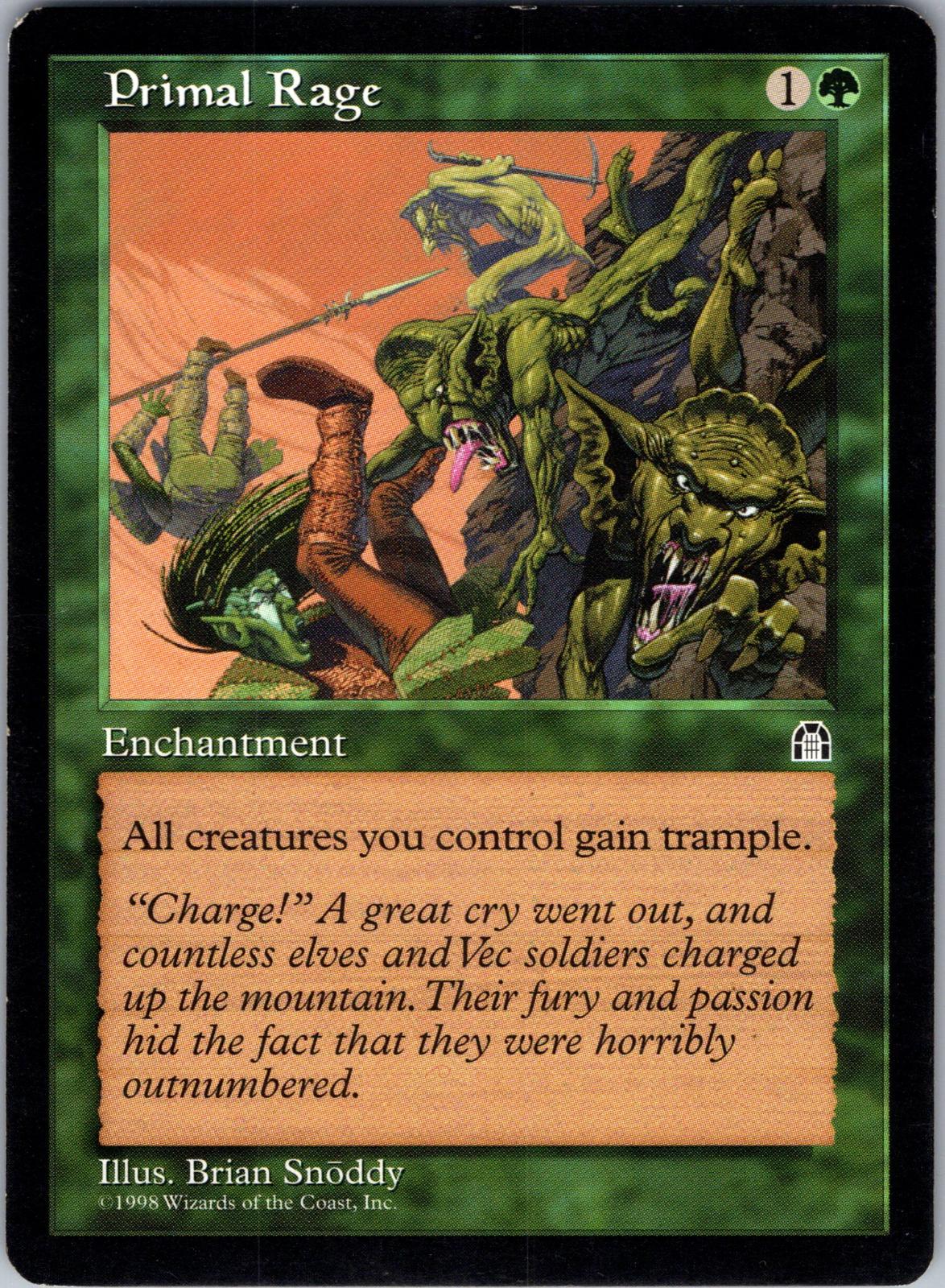 Primal Rage · Copy 1 · Front