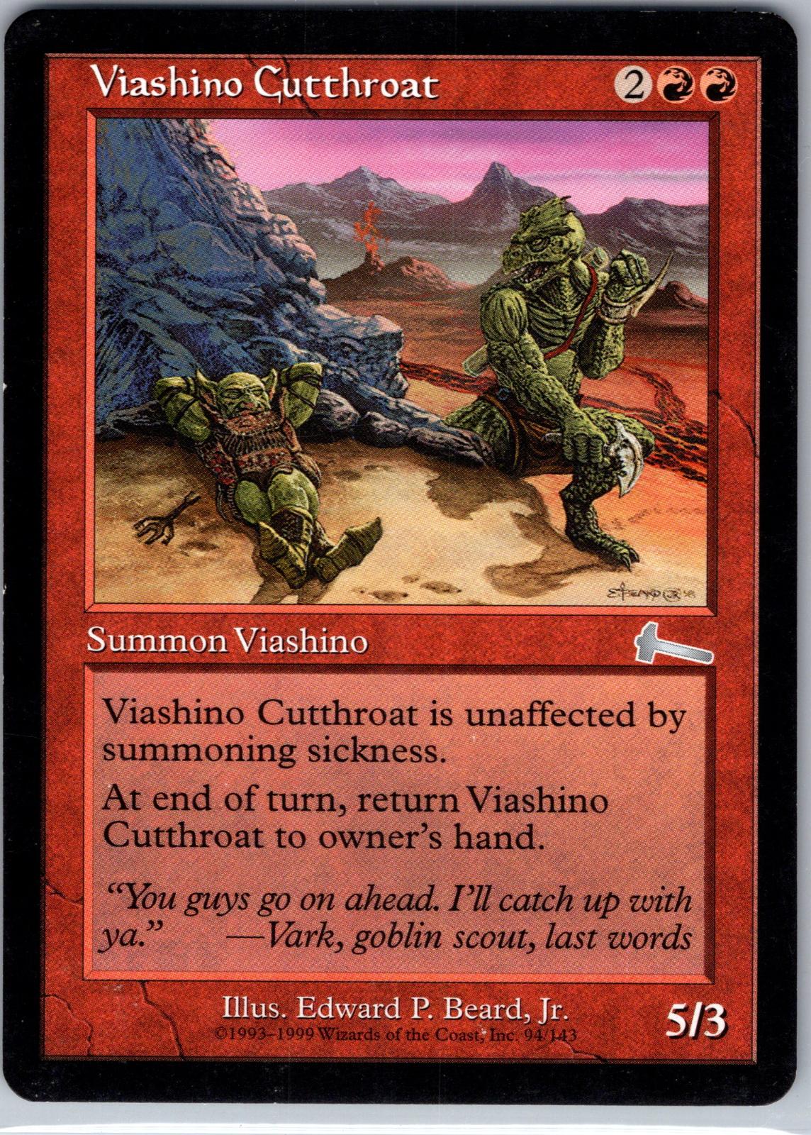 Viashino Cutthroat · Copy 1 · Front