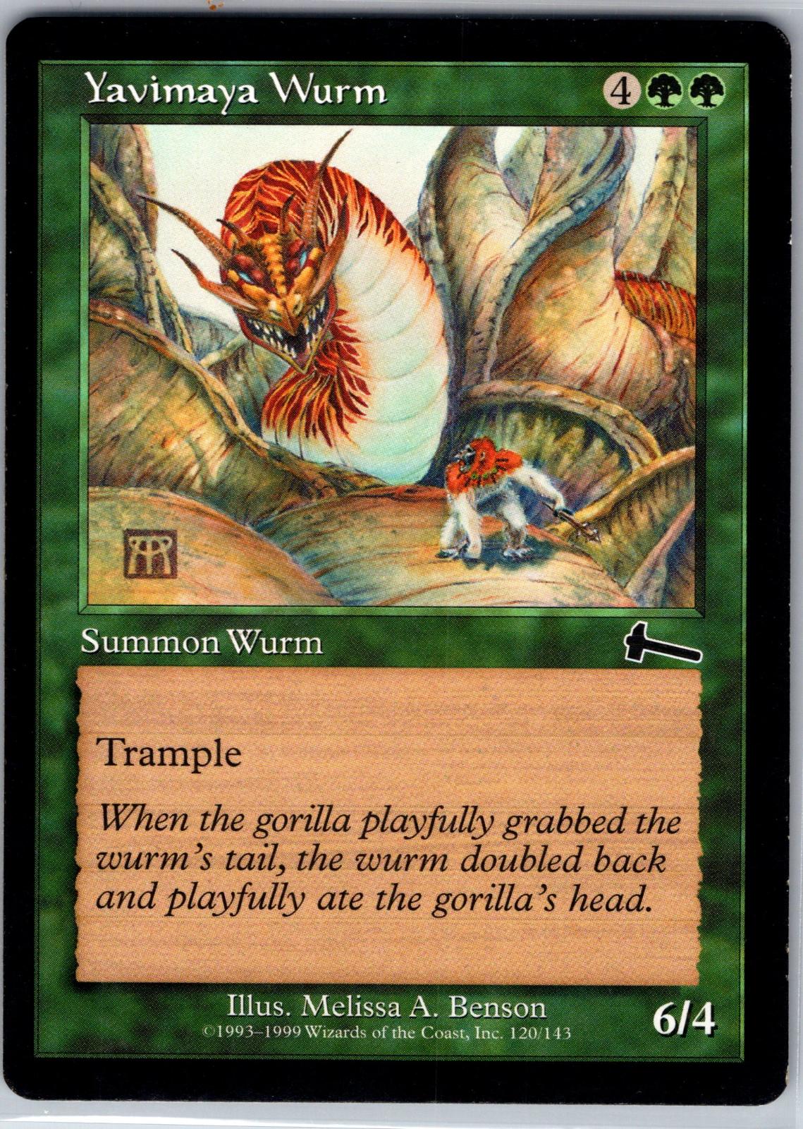 Yavimaya Wurm · Copy 1 · Front
