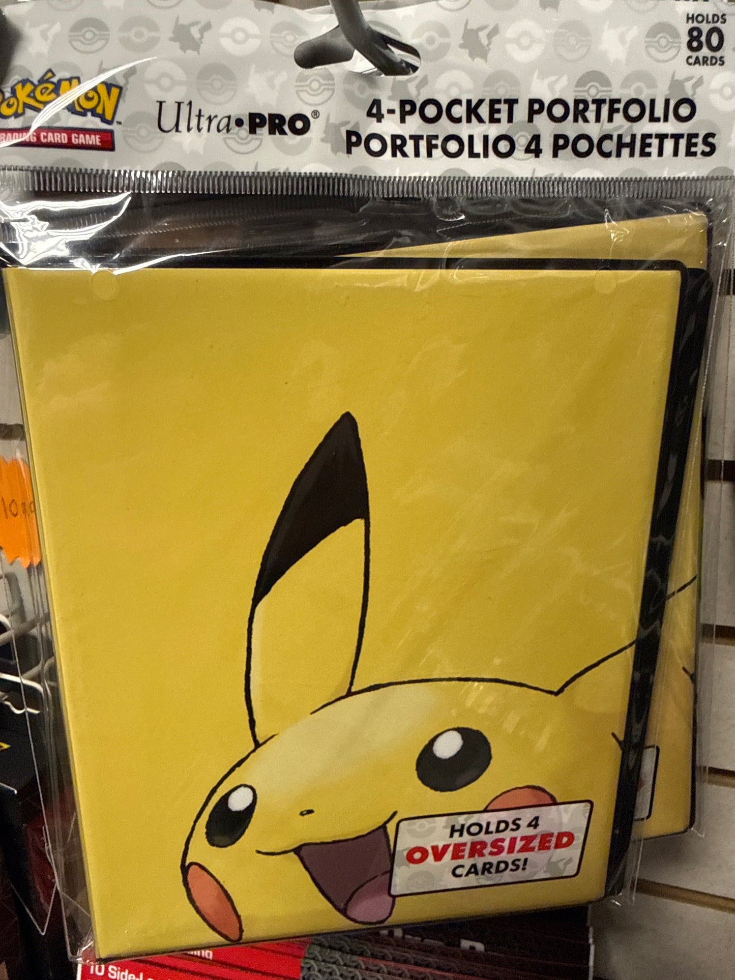 Ultra Pro 4 pocket Portfolio-Pikachu