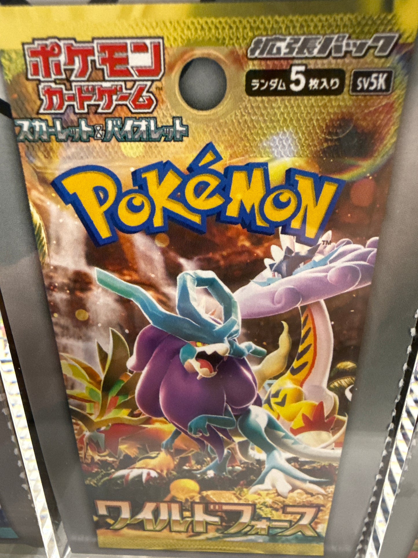 Pokemon Wild Force JP sv5k BOX