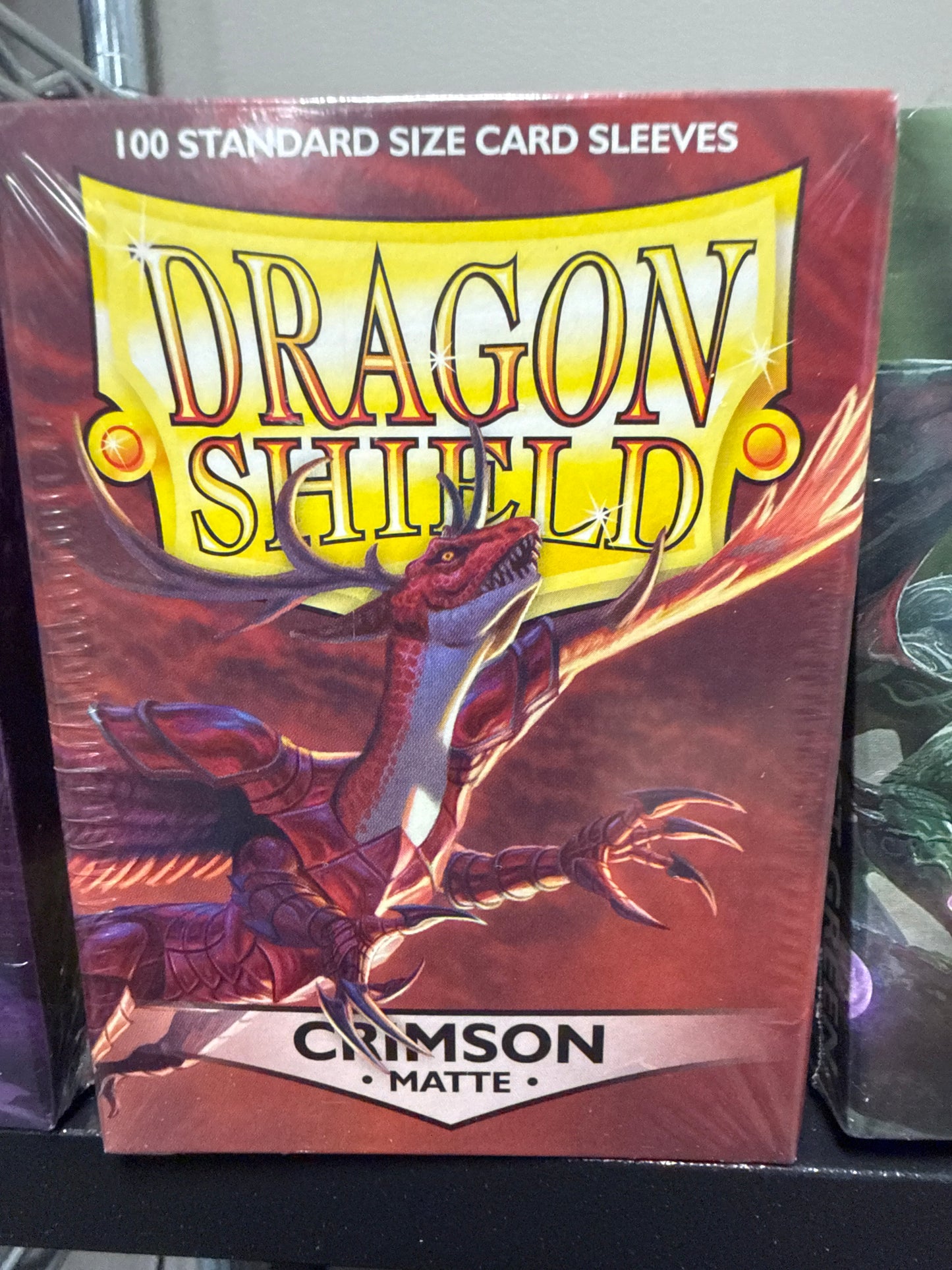 Dragon Shield Crimson Matte Sleeves