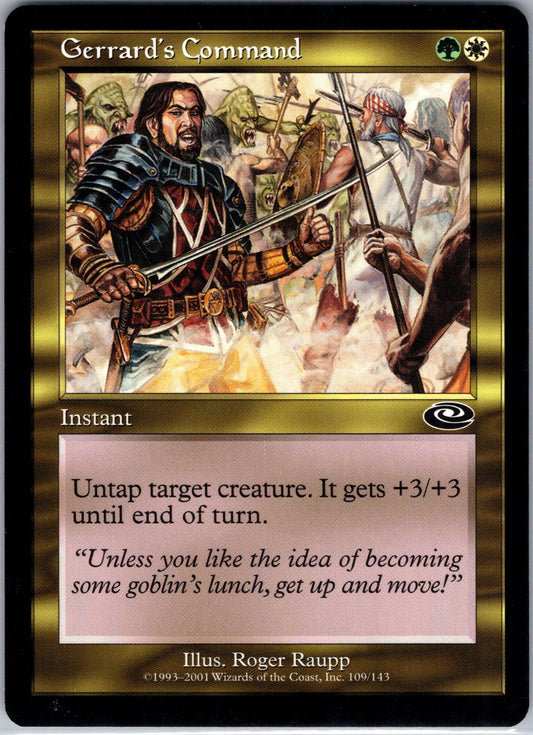 Gerrard's Command · Copy 1 · Front