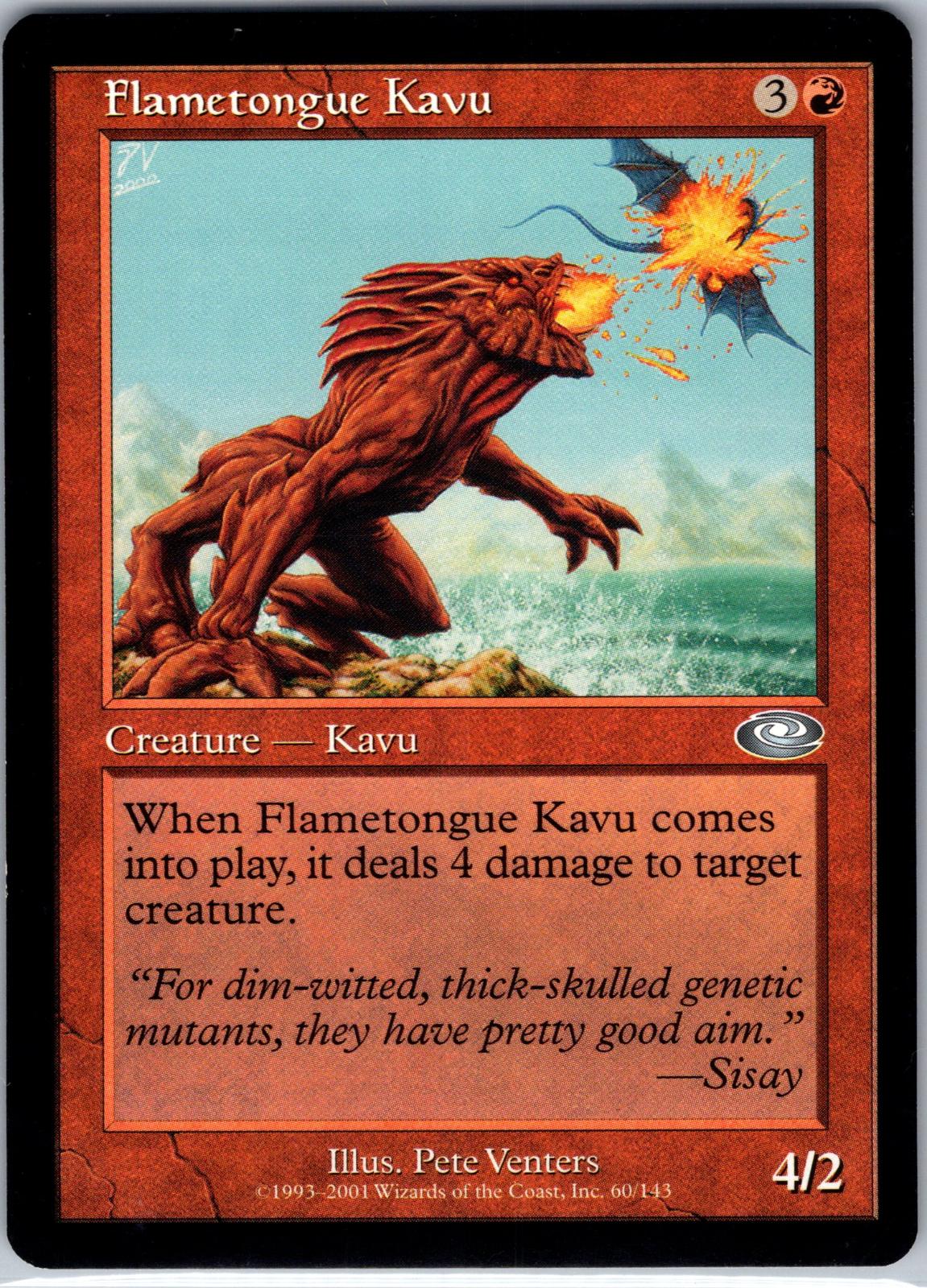 Flametongue Kavu · Copy 1 · Front