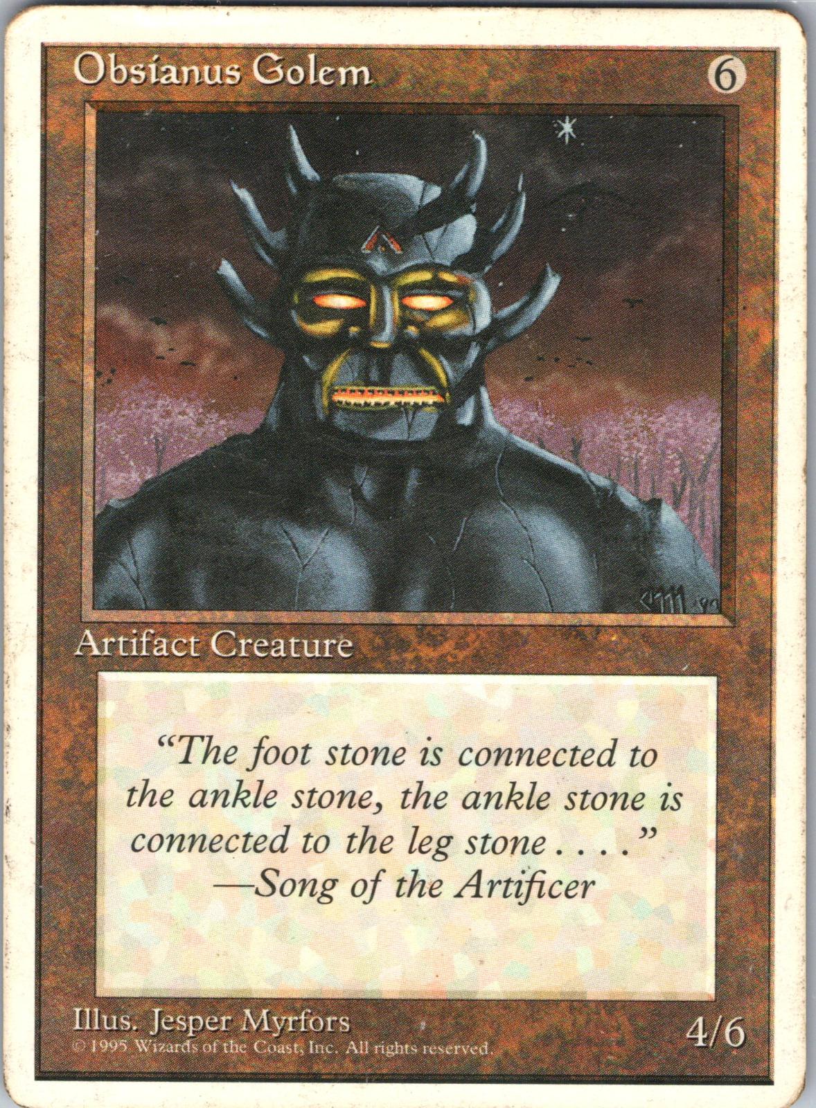 Obsianus Golem · Copy 1 · Front