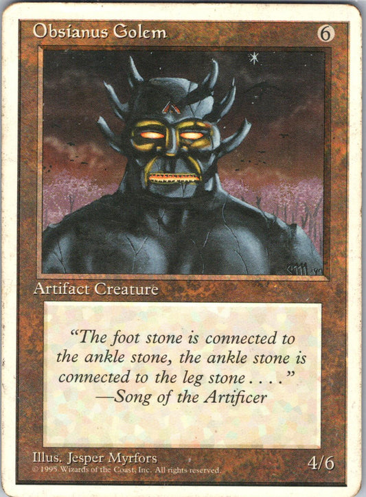 Obsianus Golem · Copy 1 · Front