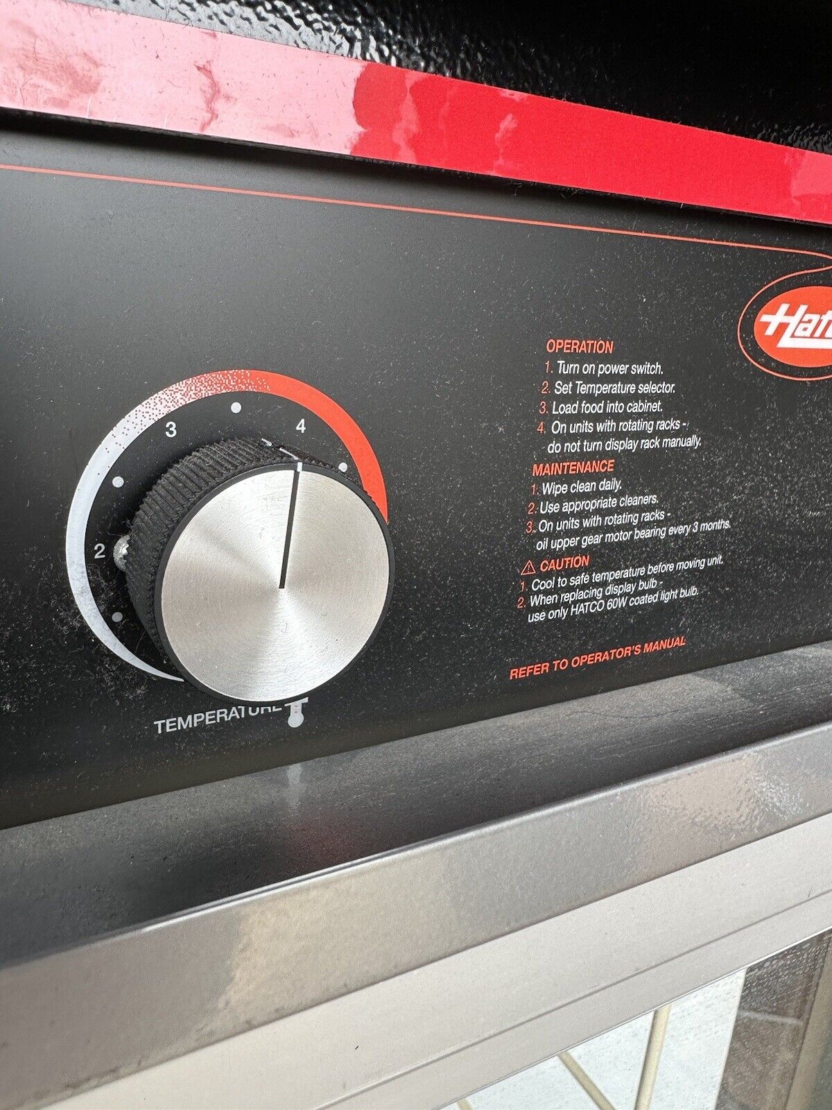 Hatco PFST-1X Hot Food Holding Cabinet/Warmer -Case Merchandiser