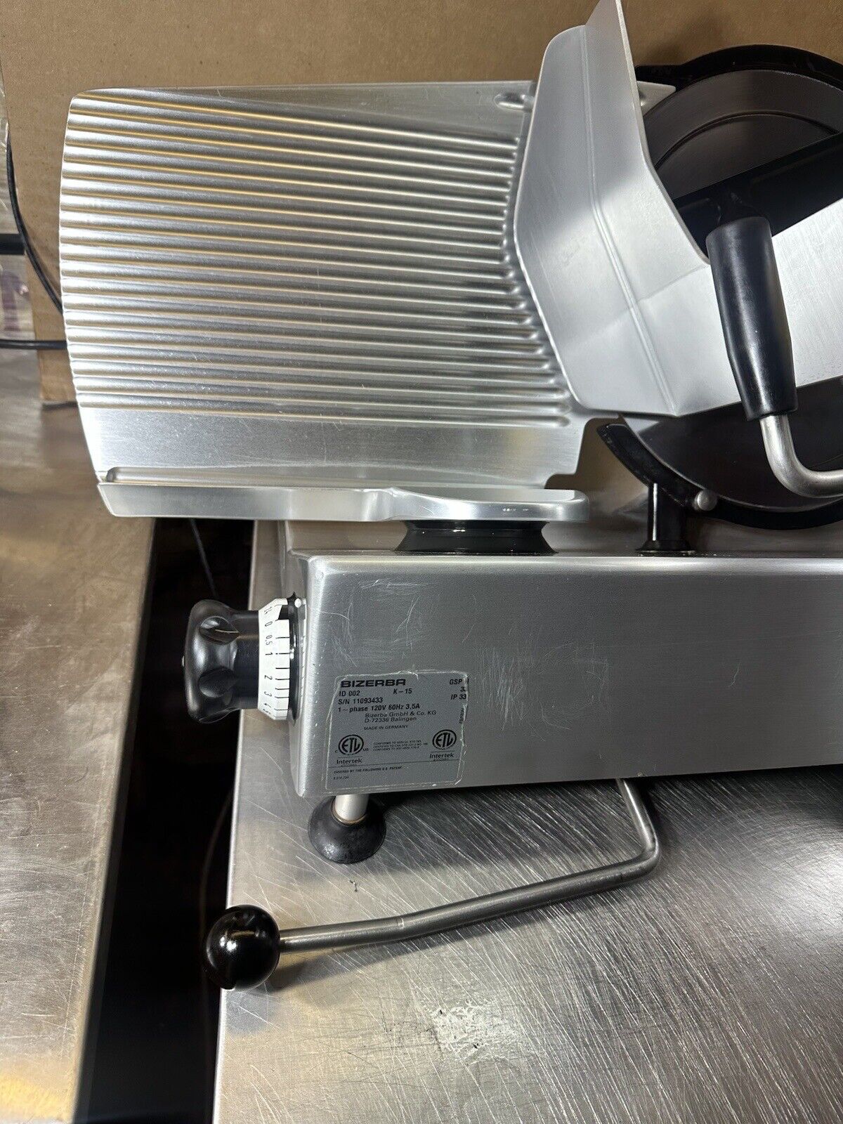 Bizerba Meat & Cheese Slicer-Commercial Slicer-GSP H Runs Great- See Video