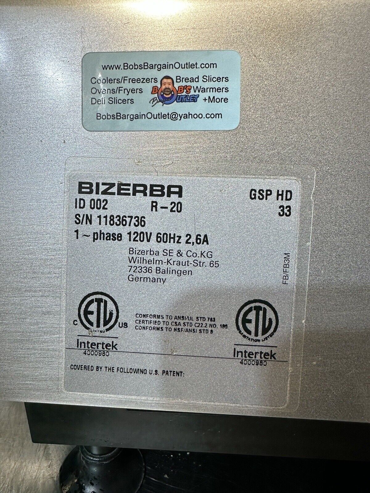 BIZERBA GSP HD33 AUTOMATIC ELECTRIC DELI SLICER 13" BLADE SEE VIDEO/DESCRIPTION