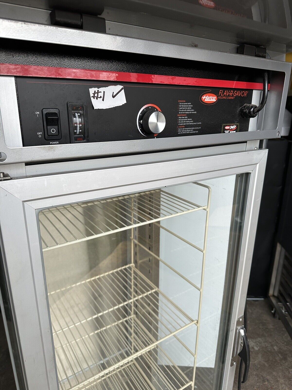 Hatco PFST-1X Hot Food Holding Cabinet/Warmer -Case Merchandiser
