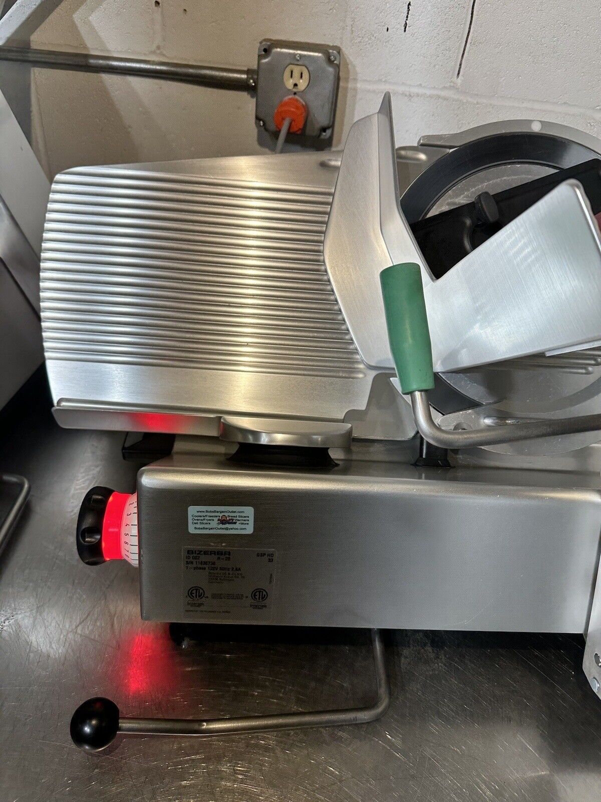 BIZERBA GSP HD33 AUTOMATIC ELECTRIC DELI SLICER 13" BLADE SEE VIDEO/DESCRIPTION